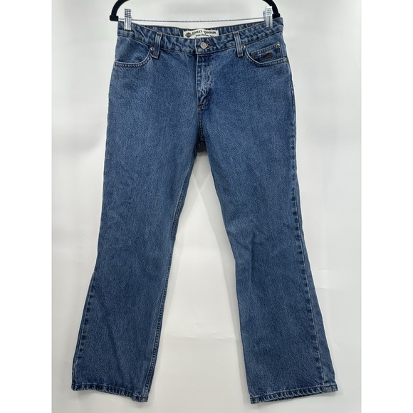 Harley-Davidson Denim - Harley-Davidson Women's Medium Blue Bootcut Denim Jeans